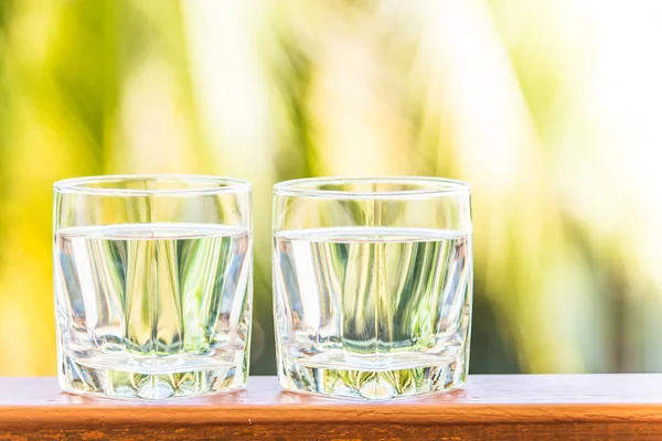 Two glasses of water — Stock Photo, Image