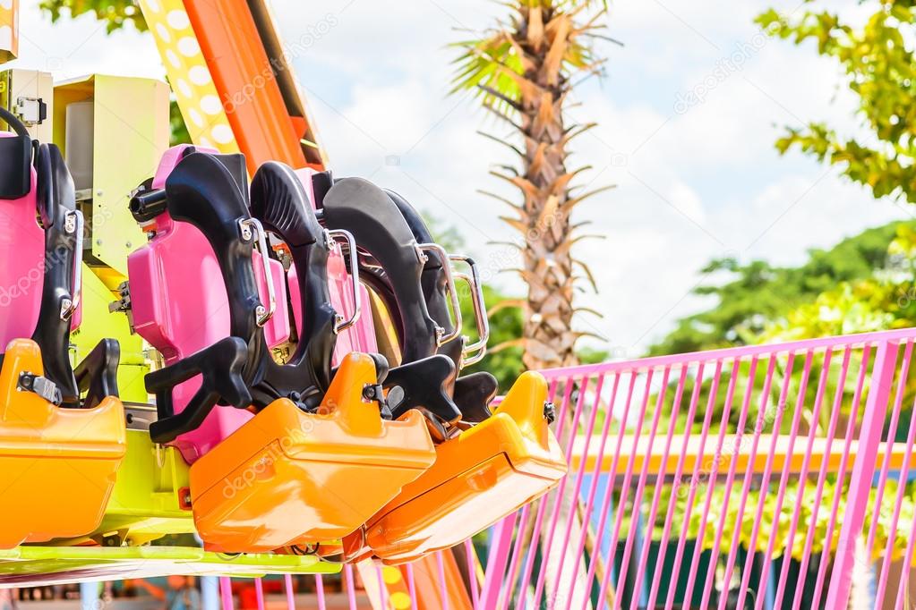 colorful Amusement park