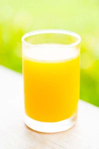Appelsinjuice glas - Stock-foto