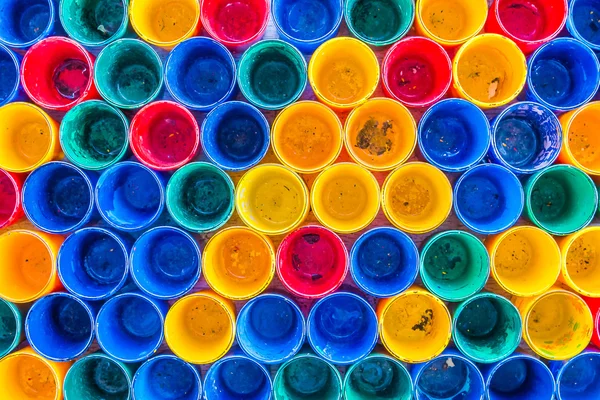 Fondo de botellas coloridas — Foto de Stock