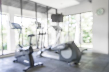 spor salonu arka plan bulanıklık