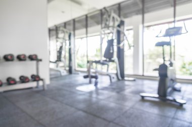 spor salonu arka plan bulanıklık