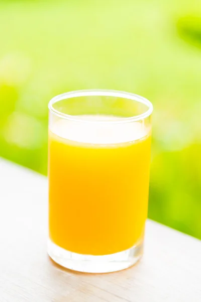 Appelsinjuice glas - Stock-foto