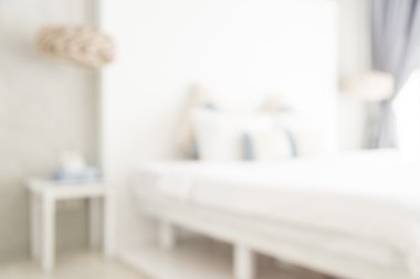 Soyut bulanıklık yatak odası