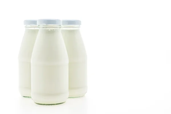 Three Milk bottles — Stockfoto