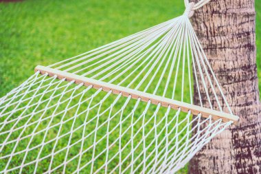 hammock with green grass