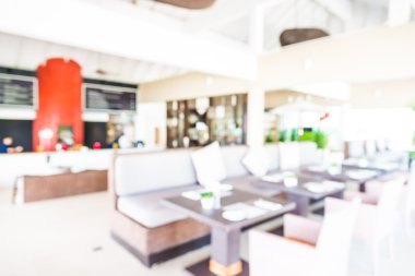 Restoran arka plan bulanıklık