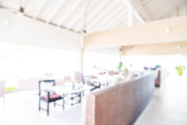 Restoran arka plan bulanıklık