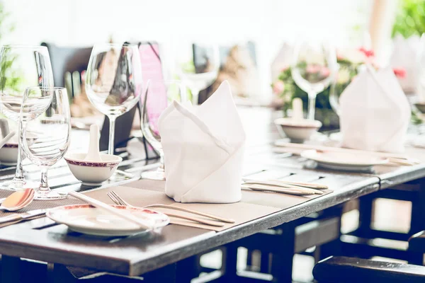 Table dining set — Stock Photo, Image