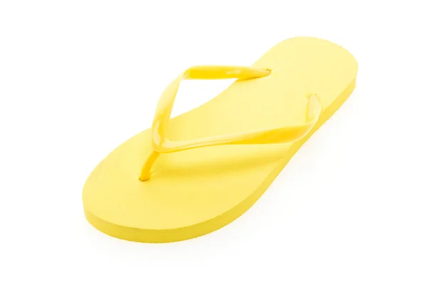 Κίτρινο flip flop — Φωτογραφία Αρχείου