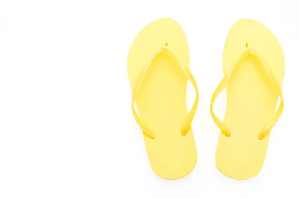 Yellow flip flops — Stock Photo, Image