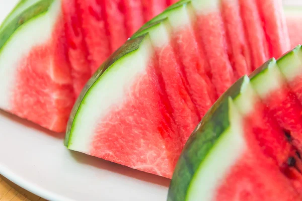 Ripe watermelon slices — Stock Photo, Image