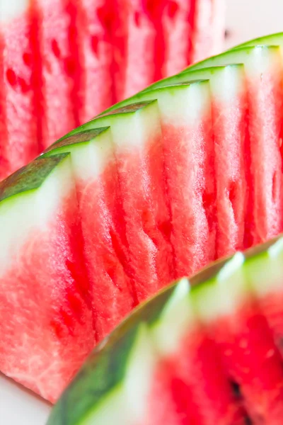 Reife Wassermelonenscheiben — Stockfoto