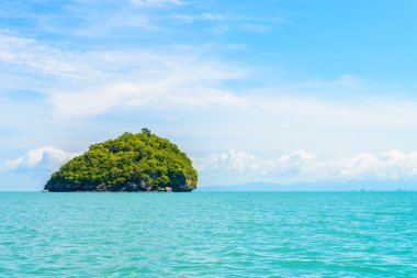 tropikal Adası ve deniz