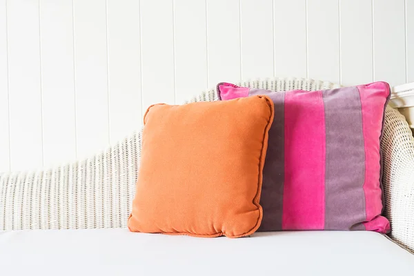 Sofa pillows in living room — Stock Photo, Image