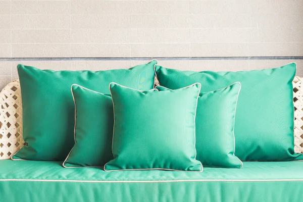 Decoração Sofá travesseiros — Fotografia de Stock