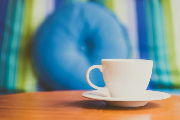 Tazza di caffè bianco — Foto Stock