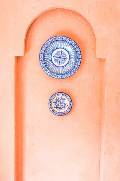 Μαρόκο πλάκα διακόσμηση — Φωτογραφία Αρχείου