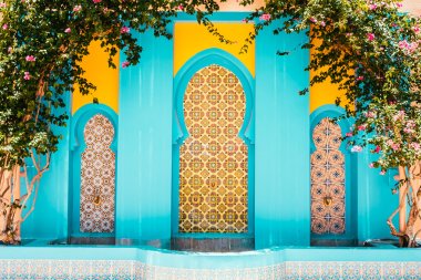 Morocco architecture style clipart