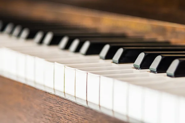 Tasti per pianoforte vintage — Foto Stock