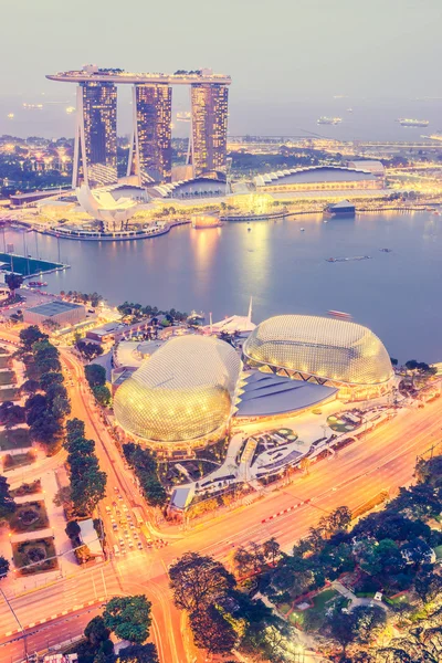 Singapore skyline città — Foto Stock