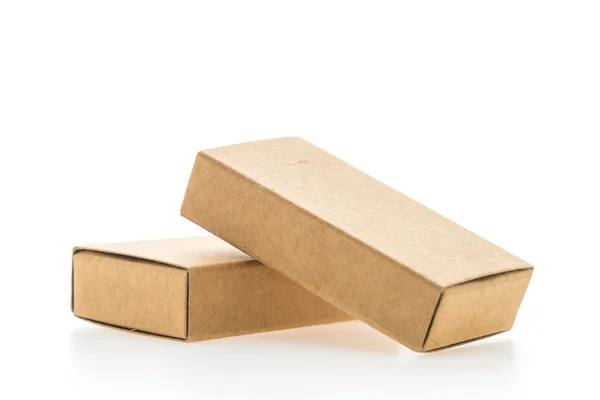 Sponky papírové krabice — Stock fotografie