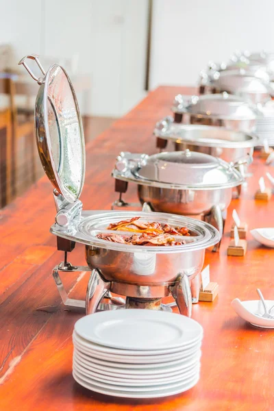 Catering ontbijtbuffet voedsel — Stockfoto