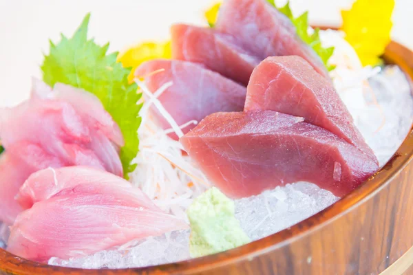 Peixe sashimi cru fresco — Fotografia de Stock