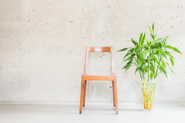 Luxury wooden chair — Stock Photo, Image