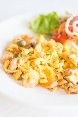 Kahvaltı için yumurta Scramble