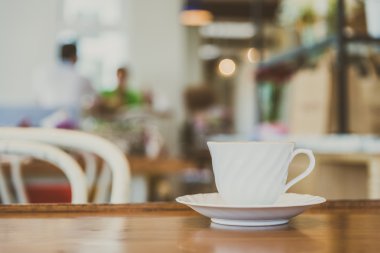 beyaz kahve fincanı