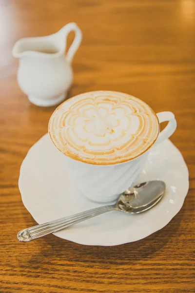 Weiße Kaffeetasse — Stockfoto