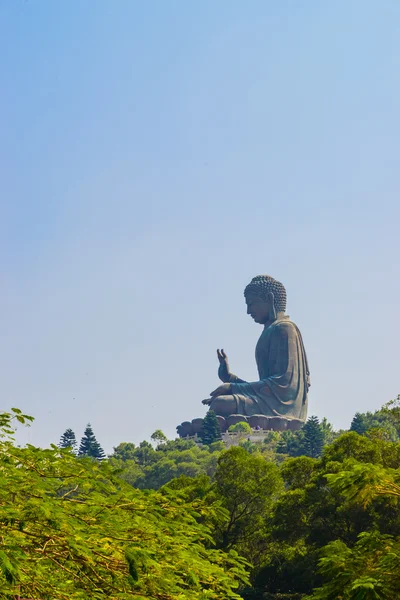 Obří buddha v hong Kongu — Stock fotografie