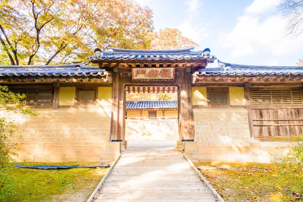 Architektur im Changdeokgung Palast — Stockfoto