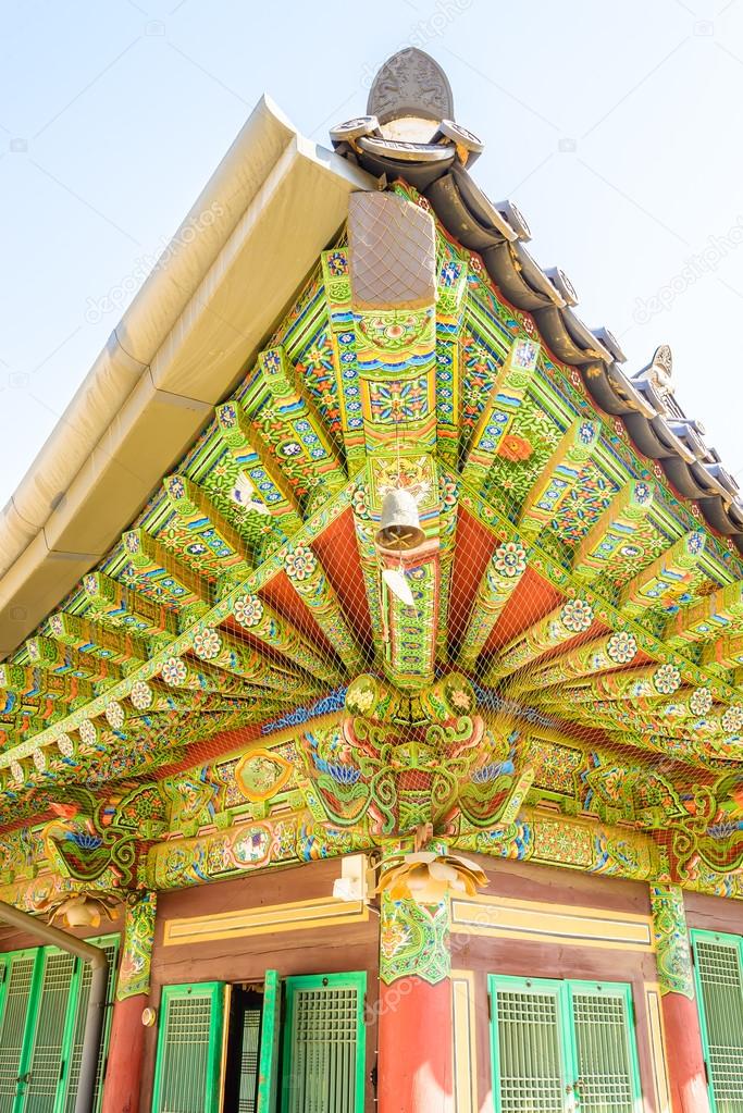 Bongeunsa temple in Seoul city