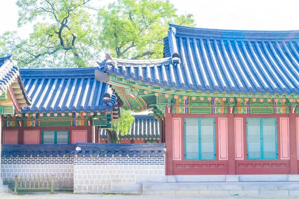 Arquitetura em Changdeokgung Palace — Fotografia de Stock