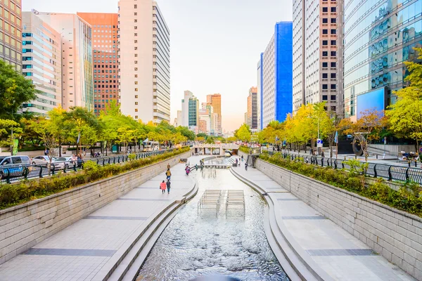 Cheonggyecheon Stream in Seoul