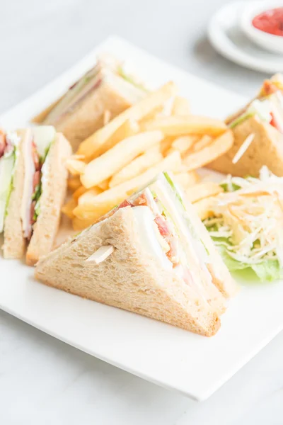 Heerlijke club sandwiches — Stockfoto