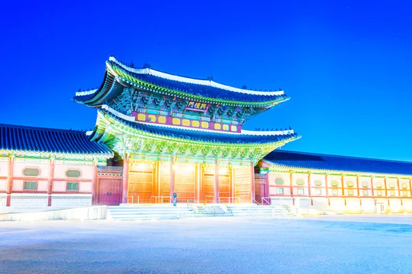 Beautiful Architecture in Gyeongbokgung Palace — Stock Photo, Image