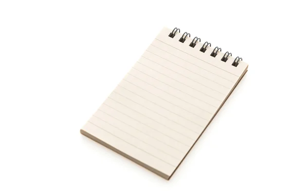 Simulação em branco Notebook — Fotografia de Stock