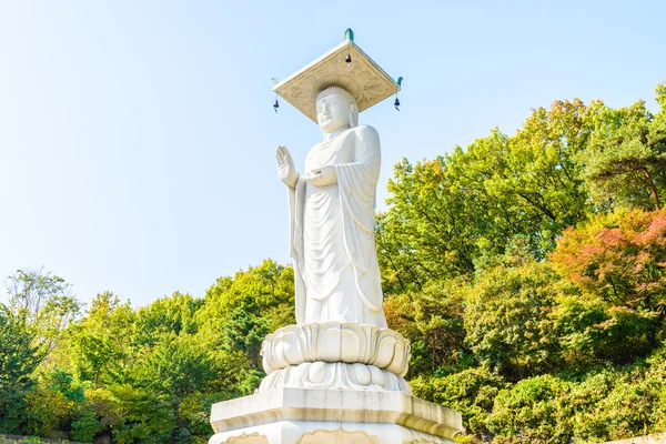Tempio di Bongeunsa nella città di Seoul — Foto Stock