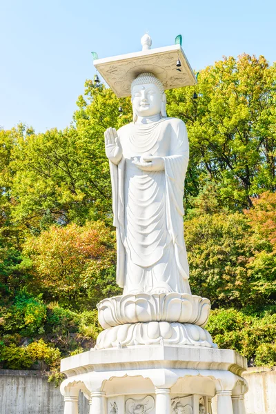 Tempio di Bongeunsa nella città di Seoul — Foto Stock