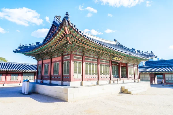 Gyeongbokgung Sarayı 'nın güzel mimarisi.