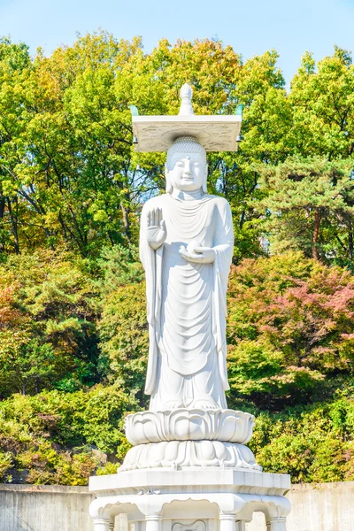 Tempio di Bongeunsa nella città di Seoul — Foto Stock