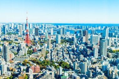 Tokyo cityscape manzarası