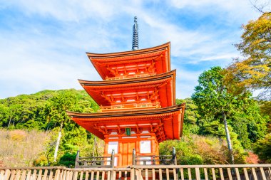 Sonbahar sezonu Kiyomizu-dera Tapınağı