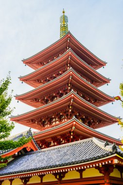 Güzel mimari Sensoji Tapınağı