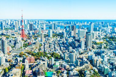 Tokyo cityscape manzarası
