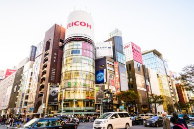 Tokyo Ginza bölgesinde