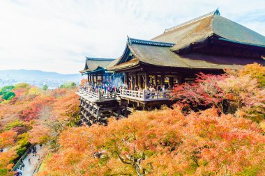 Kiyomizu tapınağında güzel mimari